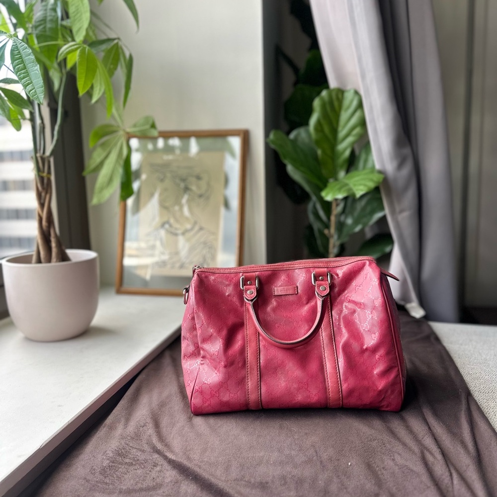 Vintage Gucci Pink Shoulder Bag